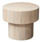 Jamie Young January New Notch Round Side Table 20NOTC-RNBW