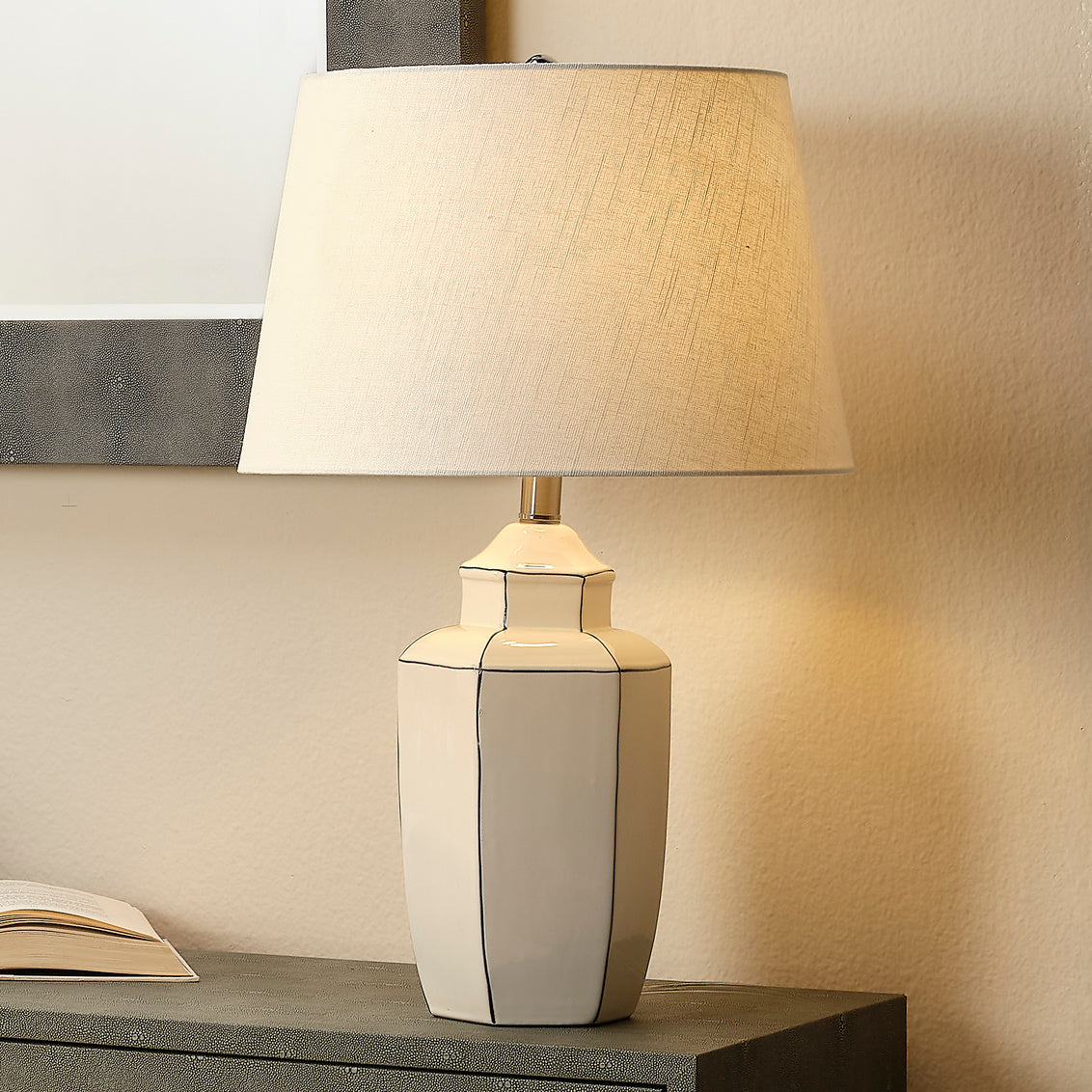 Jamie Young Outline Table Lamp LS9OUTLINEWH