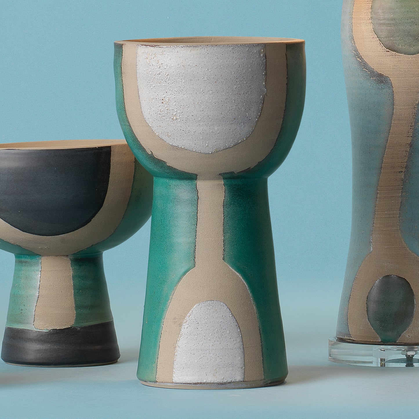 Estel Tall Ceramic Goblet