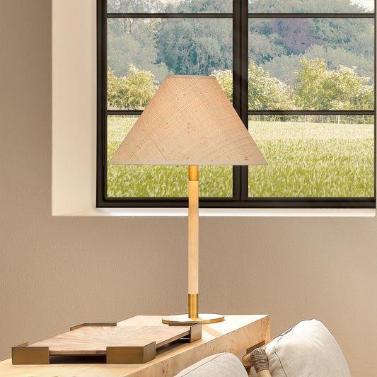 Morgana Wood and Metal Table Lamp