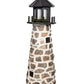 Beaver Dam Woodworks 8 FT Stone Lighthouse Ivory Top