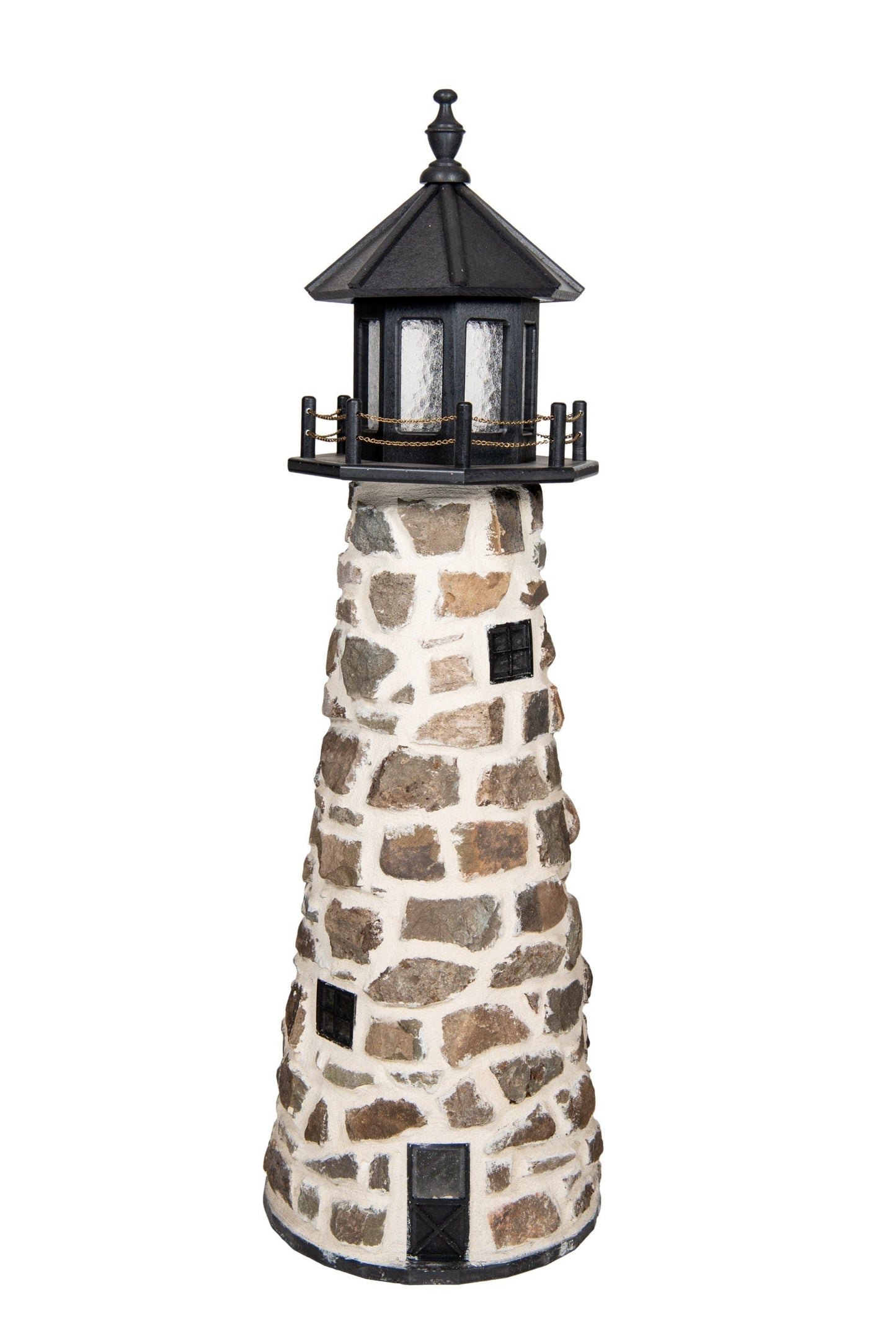 Beaver Dam Woodworks 12 FT Stone Lighthouse Cherrywood top