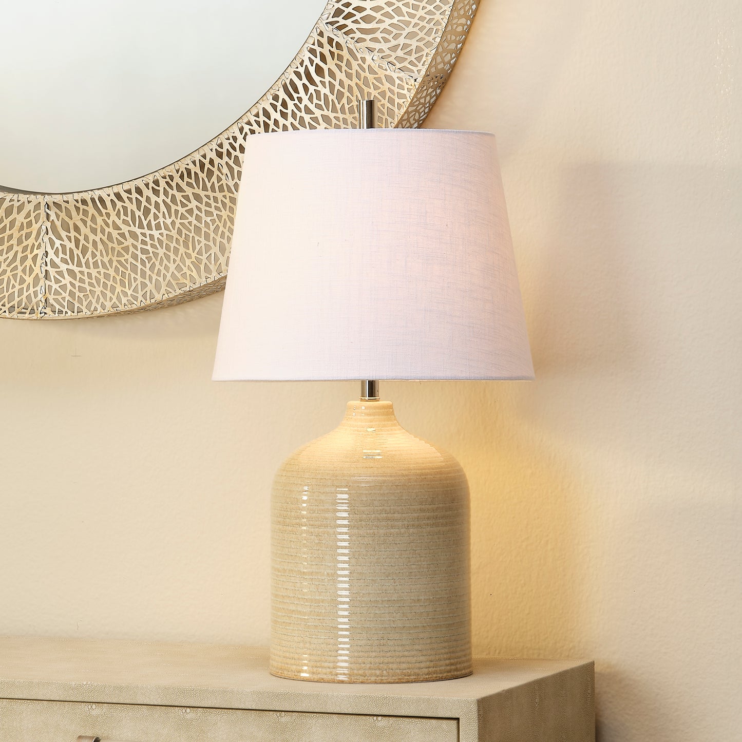 Au Lait Ceramic Table Lamp