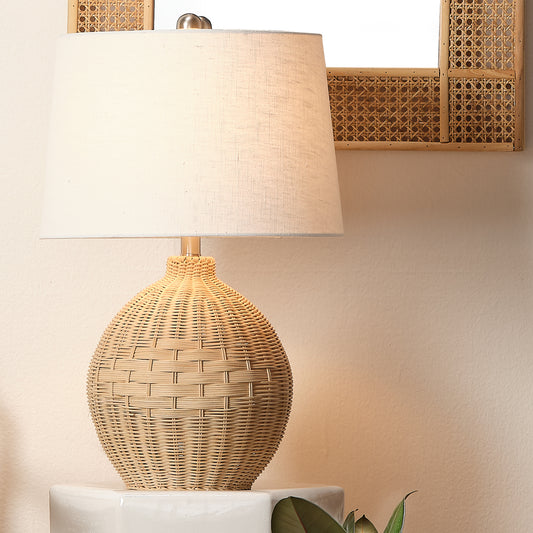 Cape Rattan Table Lamp, Natural