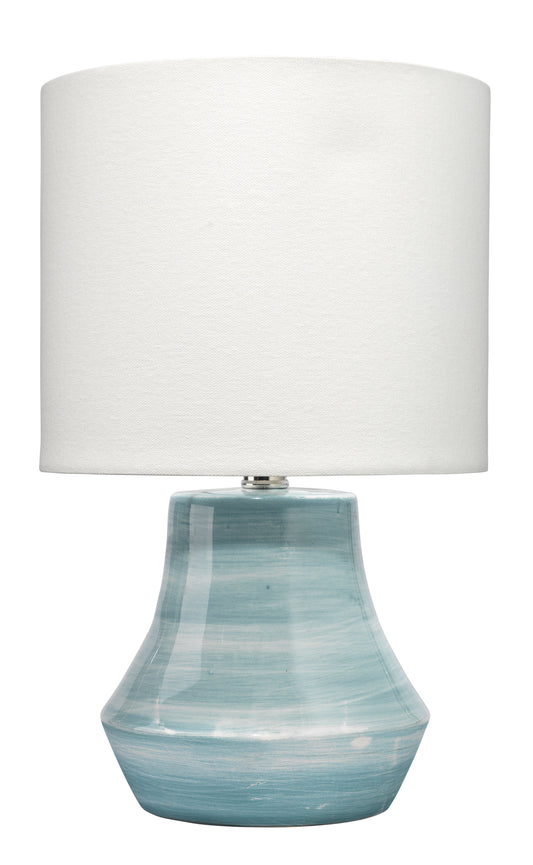 Cottage Ceramic Table Lamp, Blue