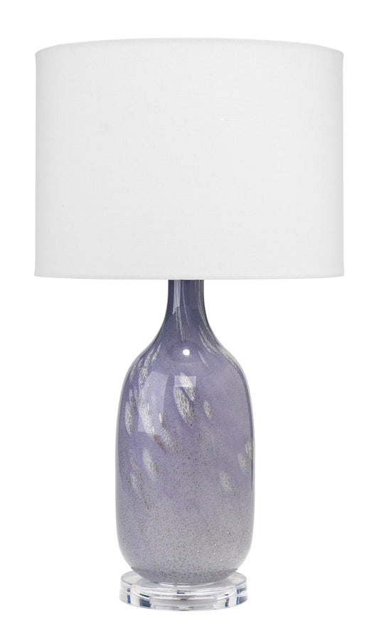 Maya Glass Table Lamp, Lavender