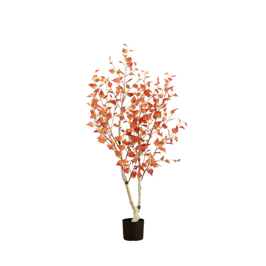 Nearly Natural 5’ Autumn Birch Artificial Fall Tree T4546