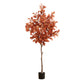 Nearly Natural 6’ Autumn Oak Artificial Fall Tree T4549