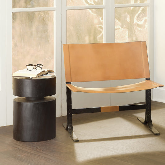 Jamie Young Dylan Round Side Table -D 20DYLA-STCH