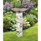 Studio-M Garden Song Bird Bath Art Pole w/ST9025 Stainless Steel Topper BB1039