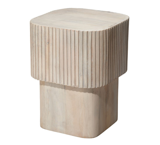 Jamie Young January New Notch Square Table 20NOTC-SQBW