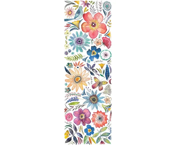 Studio-M Embroidered Florals Floor Flair - 2 x 6