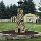 Beaver Dam Woodworks 12 FT Stone Lighthouse Gray Top