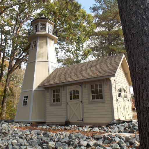 Custom Lighthouse Top- Poly Wood with light