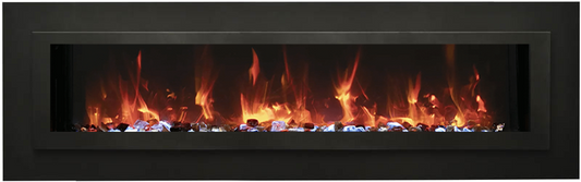 Amantii WM-FML-STL Linear Electric Fireplace