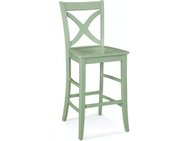 Braxton Culler Hues Barstool with Wood Seat 1064-003WS