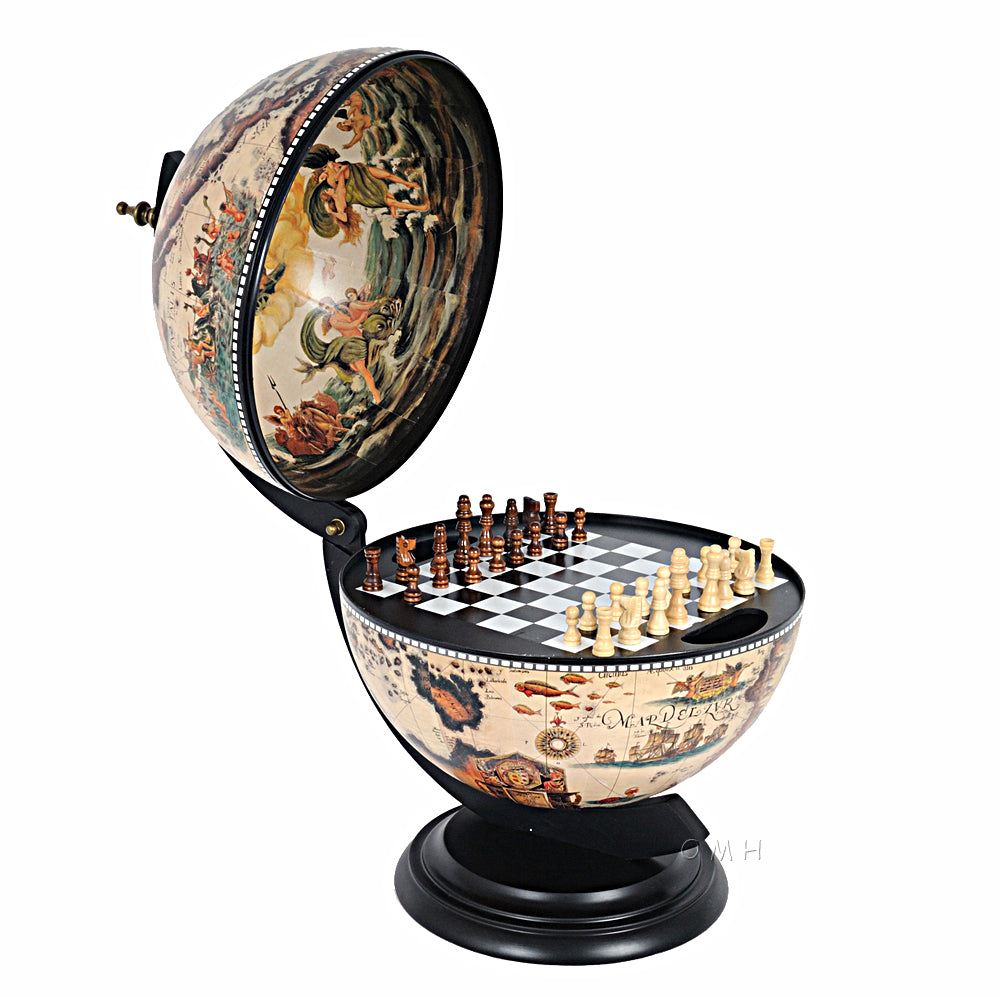 OMH White Globe 330 mm with chess holder NG015
