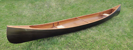 OMH Canoe With Ribs Dark Stained Finish 18 Feet