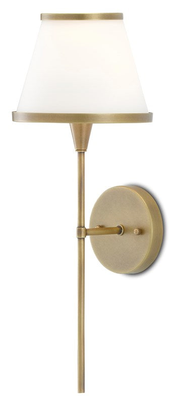 Currey and Company Brimsley Brass Wall Sconce