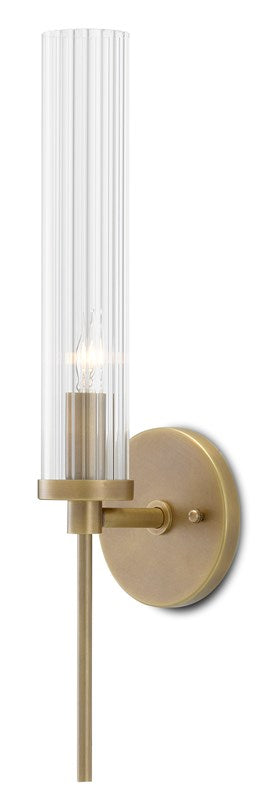 Currey and Company Bellings Brass Wall Sconce