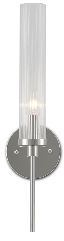 Currey and Company Bellings Nickel Wall Sconce