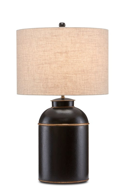 Currey and Company London Black Table Lamp