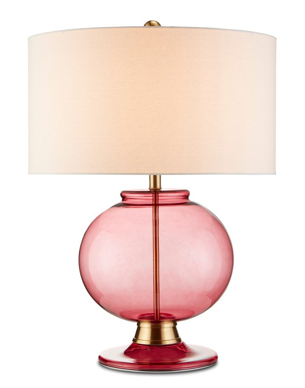 Currey and Company Jocasta Red Table Lamp