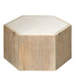 Argan Hexagon Table, Small 20ARGA-SMWH