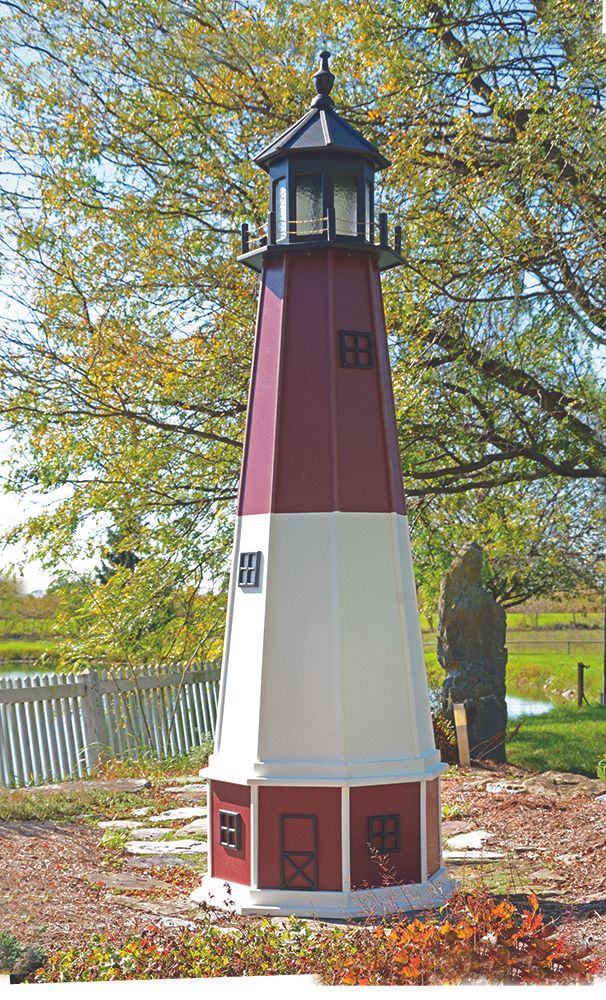 Beaver Dam Woodworks 8 FT Barnegat Lighthouse W/Base