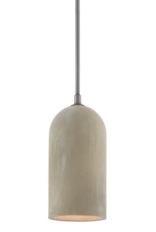 Currey and Company Stonemoss Cylindrical Pendant