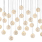 Currey and Company Finhorn 30-Light Multi-Drop Pendant