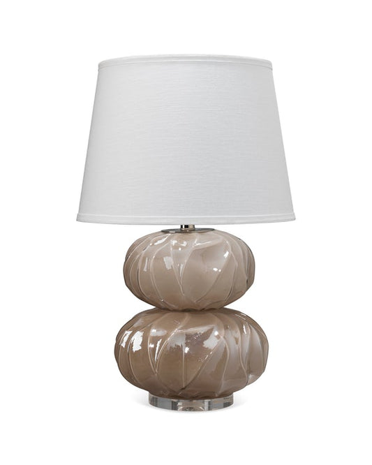 Jamie Young Pricilla Double Gourd Table Lamp - Taupe