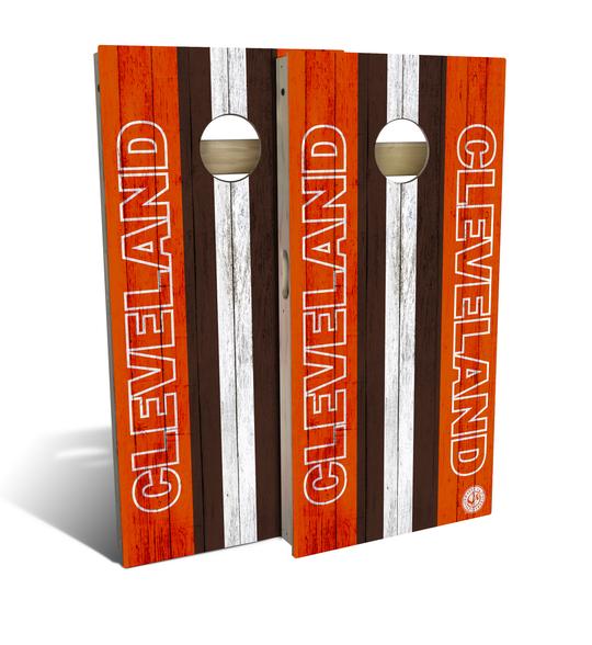 Slick Woody's Cleveland Football Cornhole Board Set