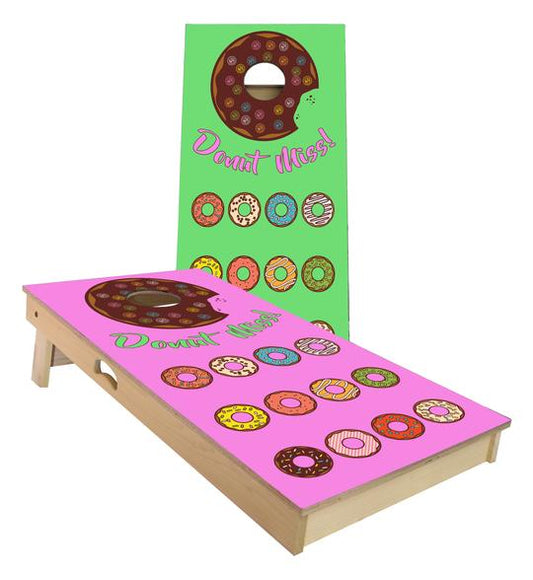 Slick Woody's Donut Miss Cornhole Board Set