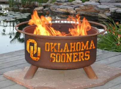 Patina Products F218 Oklahoma Sooners Fire Pit