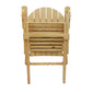 Slick Woody's Country Living Green Checker Pattern Adirondack Chair