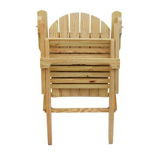 Slick Woody's Country Living Green Checker Pattern Adirondack Chair