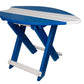 Beaver Dam Woodworks Folding Surf Tables Bright Blue and White
