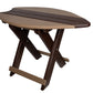 Beaver Dam Woodworks Folding Surf Tables Brown and Weatherwood