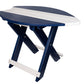 Beaver Dam Woodworks Folding Surf Tables Patriot Blue and White