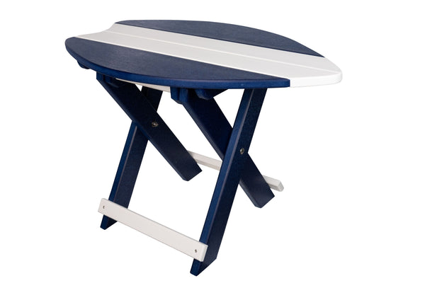 Beaver Dam Woodworks Folding Surf Tables Patriot Blue and White