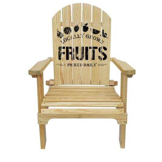 Slick Woody's Country Living Fruit Crate Adirondack Chair