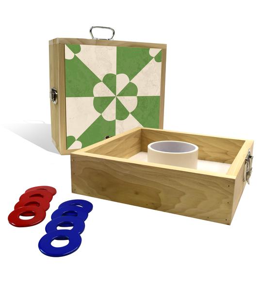 Slick Woody's Country Living Green Tile Washer Toss Game
