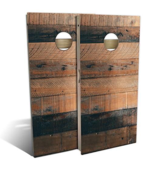 Country Living Mixed Reclaimed Shiplap Cornhole Board Set