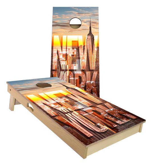 Slick Woody's New York City Cornhole Board Set