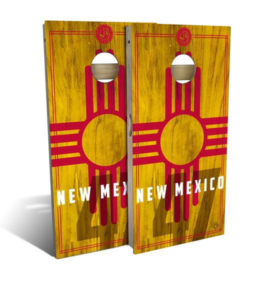 New Mexico State Flag Cornhole Board Set