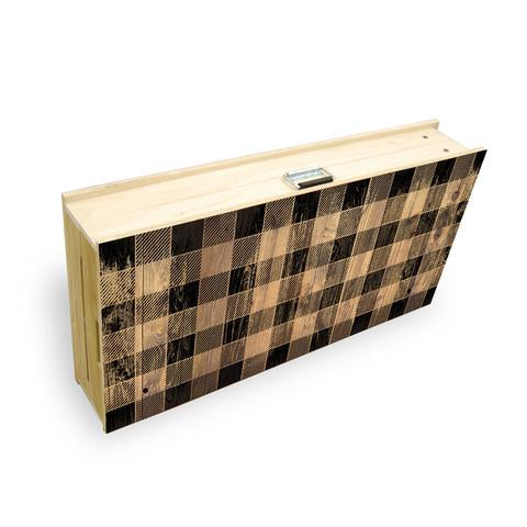 Slick Woody's Country Living Black Checker Pattern Tailgate Table