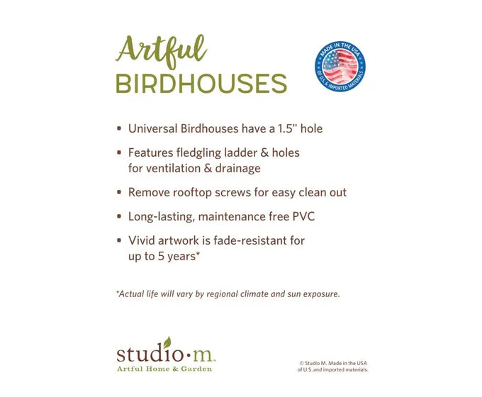 Studio-M Garden Song Birdhouse