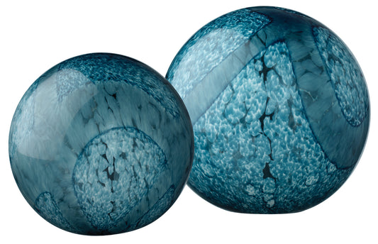Jaime Young Cosmos Glass Spheres (Set of 2)-D