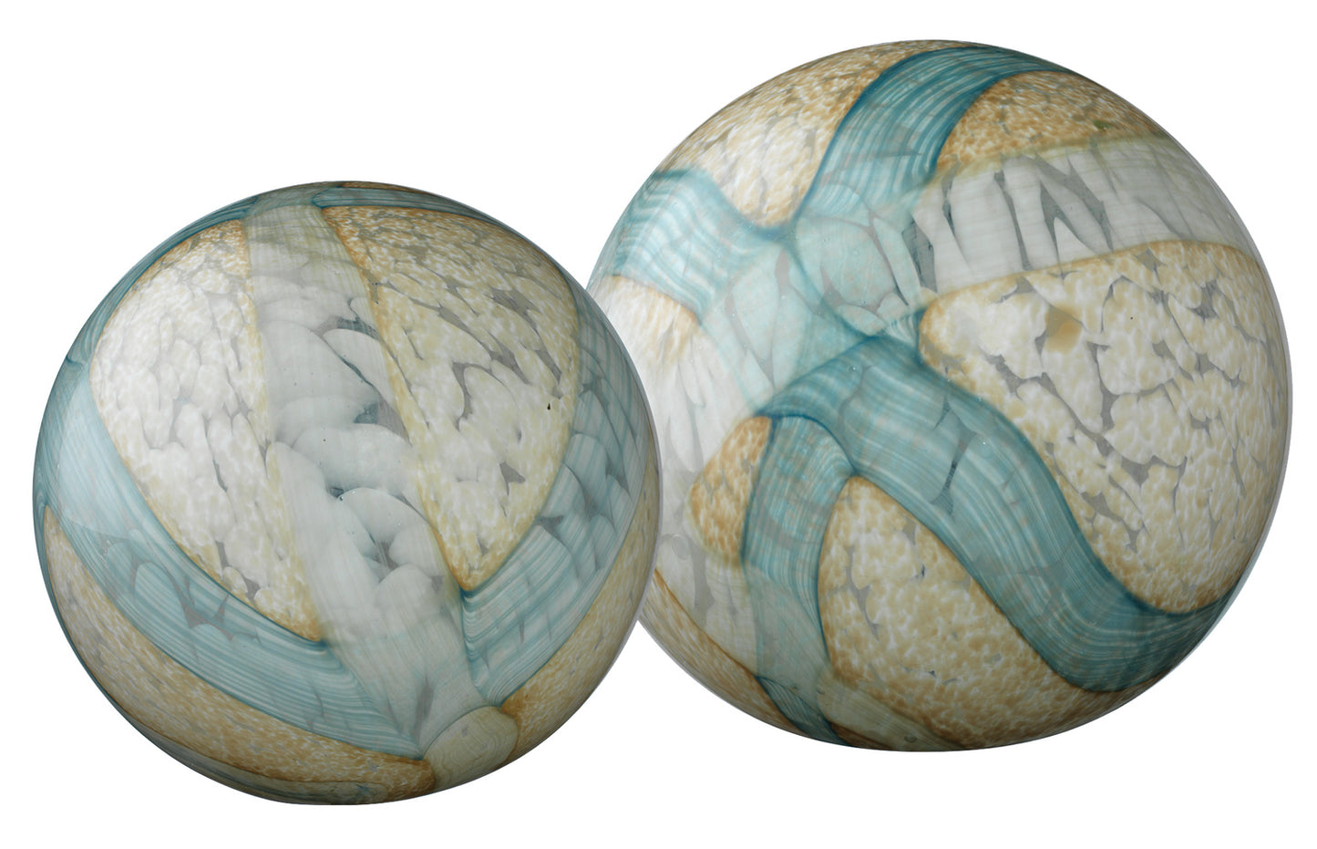 Jamie Young Cosmos Glass Spheres (Set of 2)-D